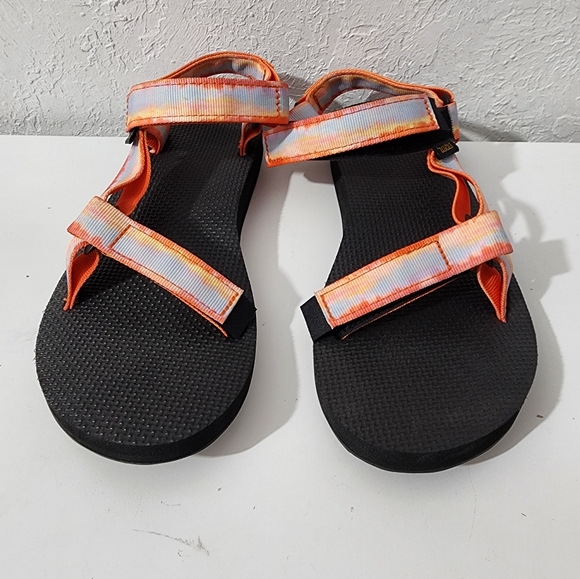 Teva Original Universal Tie Dye Sorbet Red 1124231 Sandals Women's Size 9 - Picture 5 of 5